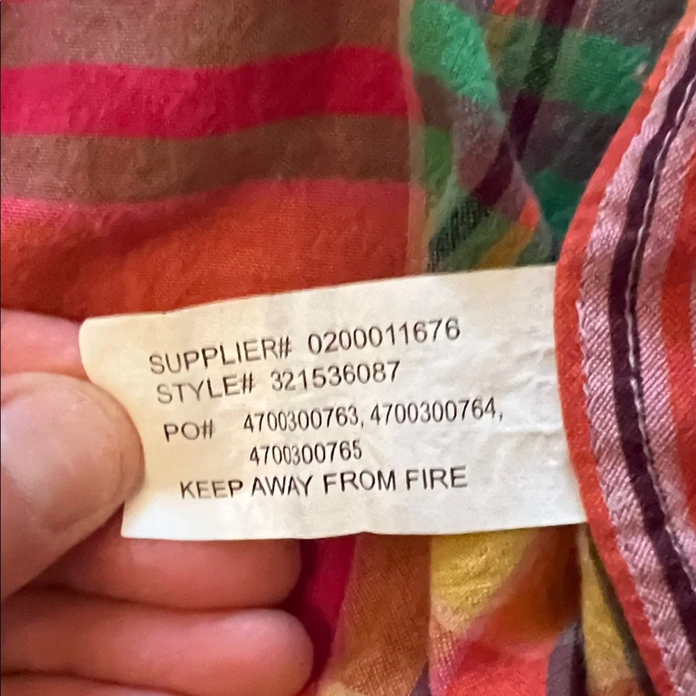 Ralph Lauren Vibrant Plaid Kids Button Down Shirt 3T - Picture 3 of 3